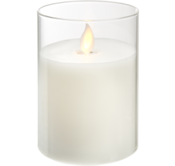 LED Pillar Candle M-Twinkle white-thumbnail