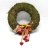 Moss wreath with mushrooms and heart decorations-thumbnail