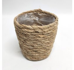 Light brown basket pot 18.5 ø-thumbnail