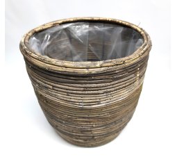 Brown basket pot 31.5 ø-thumbnail