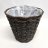 Dark brown basket pot 32.5 ø-thumbnail