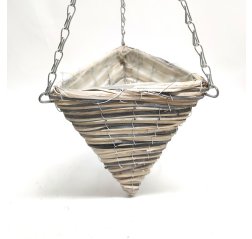 Grey hanging basket 19 ø-thumbnail
