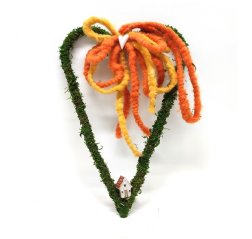 Moss wreath with oranges bows-thumbnail