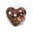 Cone heart wreath with flowers decorations-thumbnail