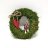 Moss wreath with mushrooms and house decorations-thumbnail