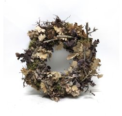 Moss wreath with leaf and branches-thumbnail