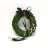 Moss wreath with horn decorations-thumbnail