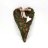 Moss heart wreath with cones and beige bow-thumbnail