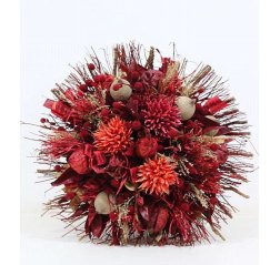 Dried flower bouquet red-thumbnail