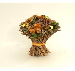 Dried Bouquet Lovely Mushroom Flower yellow-thumbnail