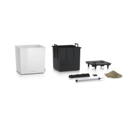 Lechuza Cube 50 Planter All-in-one white-thumbnail