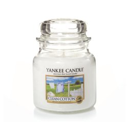 Yankee Candle - purkkikynttilä - Clean Cotton-thumbnail