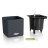 Lechuza Cube Color 16 Planter All-in-one slate-thumbnail