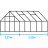 Greenhouse HALLS MAGNUM 8,3 M² with polycarbonate sheet, green frame-thumbnail