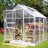 Greenhouse HALLS POPULAR 3.8 M² with polycarbonate sheets-thumbnail