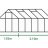 Greenhouse HALLS POPULAR 6,2 M² glass, black body-thumbnail