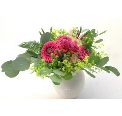 A low Mother's Day bouquet of Hydrangea-thumbnail