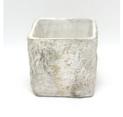 Mica cover pot with wooden pattern-thumbnail