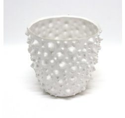 Edelweiss patterned vessel pot 17 cm-thumbnail