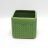 Cubic pot 12 cm, green-thumbnail
