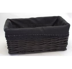 Rattan basket black medium-size-thumbnail