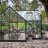 Greenhouse HALLS GARDEN ROOM 12,9 M² with safety glass, green frame-thumbnail