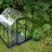 Greenhouse HALLS QUBE 3,9 M² with safety glass, black frame-thumbnail