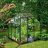 Greenhouse HALLS QUBE 3,9 M² with safety glass, black frame-thumbnail