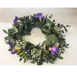 Christening wreath for baby boy-thumbnail