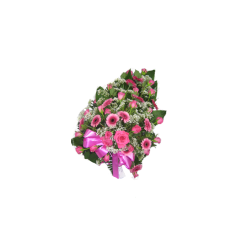 Funeral bouquet of gerberas-thumbnail