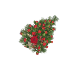 Coniferous funeral bouquet-thumbnail