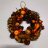 Autumnal wreath with cones and pumpkins-thumbnail