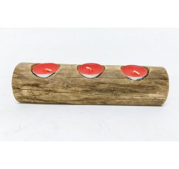 Wooden candelabra for 3 candles-thumbnail